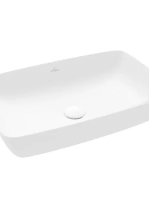 Villeroy & Boch Artis vasque à poser - rectangulaire 58x38x12.5cm - Ceramic+ stone white Authentique