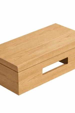 Usine Directe Royal Plaza Terra Planche pour lave-mains - 40x25x10cm - avec porte-serviettes - sandwood (chêne clair)