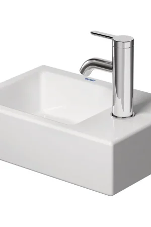 Acheter En Ligne Duravit Vero Air Fontaine - 38x25cm - trou de robinet à droite - blanc