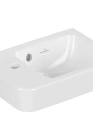 Villeroy & Boch O.novo lave-mains 1 trou de robinet à gauche avec trop-plein 36x25cm - blanc Prix Promo