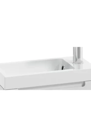 Satisfait Ou Remboursé Nemo Spring Aurora lave-mains 200 x 400 x 122 mm composite minéral blanc