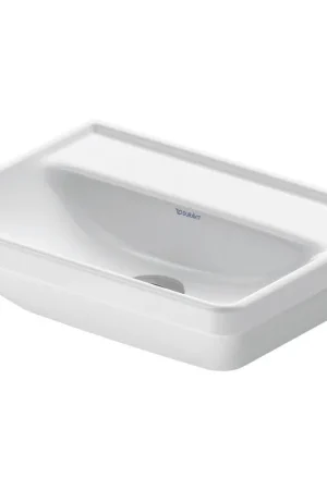 Usine Directe Duravit D-Neo Lavabo 45x33.5x13cm sans trou de robinet rectangulaire Céramique Blanc