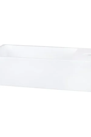 Solde Differnz Solid Lave-main 36x18.5x9cm - solid surface - Blanc - DESTOCKAGE