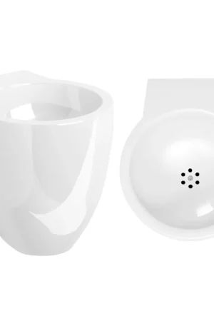 Achat Immédiat Clou Flush 6 lave-mains 27x10cm pré-percé trou de robinet pierre minérale Blanc