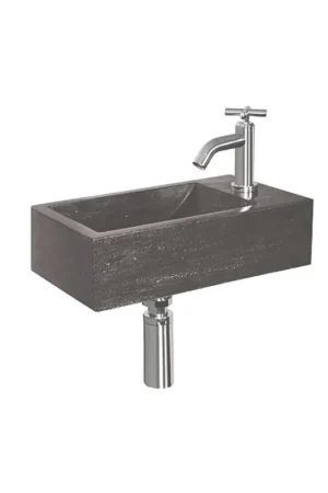 Wiesbaden Matera ensemble de lave-mains droit 40x23x10.5 Promotion Saisonnière