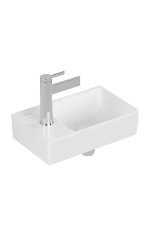 Villeroy & Boch Avento lave-mains 1 trou de robinet à gauche sans trop-plein 36x22cm - ceramic+ Stone blanc Bon Marché