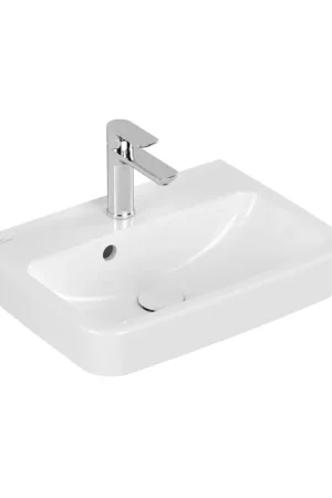 Acheter Direct Villeroy & Boch O.novo lave-mains 50x37cm - avec 1 trou de robinet avec trop-plein blanc