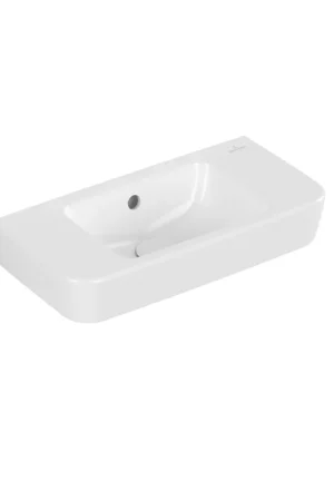 Villeroy & Boch O.novo lave-mains 50x25cm - sans trou de robinetterie avec trop-plein blanc Promotion Saisonnière
