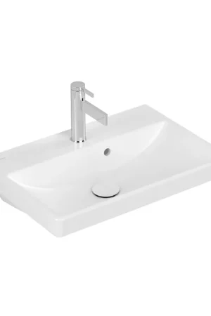 Villeroy & Boch Avento lavabo - compact 55x37cm - avec trop-plein ceramic+ stone white Offre Du Jour