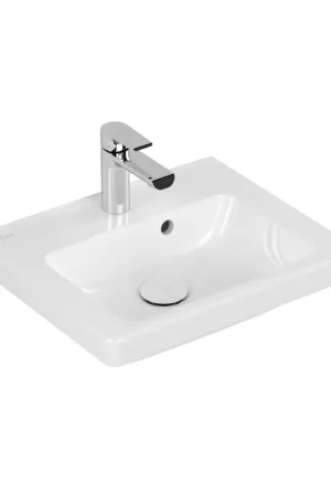 Villeroy & Boch Subway 2.0 lave-mains pour meuble 45x37cm - avec trou de robinet avec trop-plein ceramic+ blanc Commande En Gros