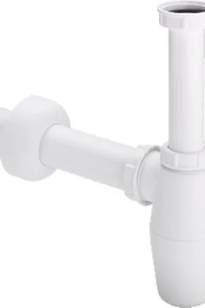 Viega siphon à gobelet en plastique avec tuyau mural 5/4 avec rosace Prix Réduit
