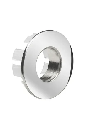 Dernier Modèle Crosswater MPRO bague de trop-plein 3cm ronde Chrome