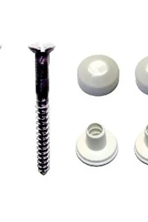 De beer ensemble de fixation pour lave-mains 6x60 inox blanc Meilleur Prix