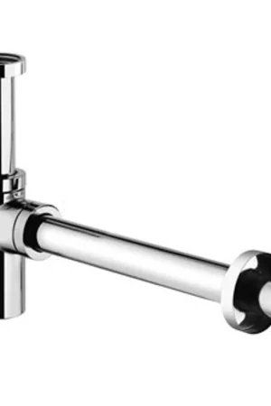Super Prix Kludi design siphon bouteille 5/4 avec tube mural 35cm et rosace chrome