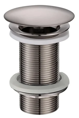 Wiesbaden UniMatch bouchon de vidage ouverte allongée 5/4" acier brossé Quantité Limitée