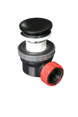Siphon Click Mondiaz - 6,7 cm - gain de place - rond - Solid surface Urban Super Prix