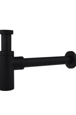 Adema Sparkle 2.0 design siphon à bec 1.1/4" pour lavabo noir mat Dernier Modèle