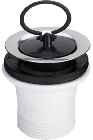 Viega Bondes d‘évier Bouchon de bonde H5,5cm Acier inox/plastique Acier inox Prix Bas