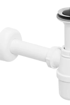 Viega siphon à culot en plastique avec tuyau mural 5/4 avec rosace Super Prix