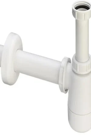 Viega siphon de bidet en plastique avec tube mural 5/4 avec rosace Prix Promo