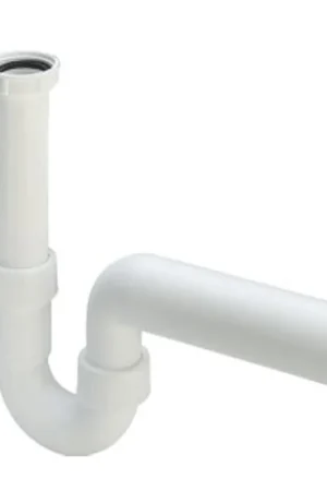 Viega Gootsteenafvoeren Siphon 1. 1/2 pouceinch inclus tuyau mural Matière synthétique Blanc Achat Immédiat
