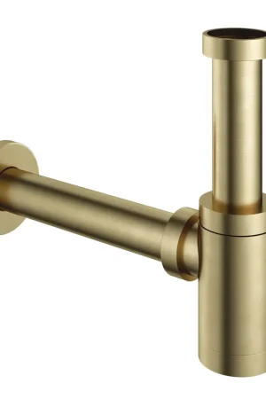 Commander Maintenant Hotbath Mate siphon de lavabo rond laiton brossé