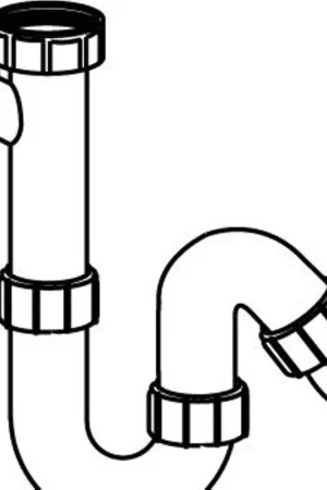 Viega hostaleen siphon universel 6/4x40mm avec raccordement pour machine à laver avec raccord à serrage Satisfait Ou Remboursé