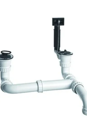 Blanco garniture double d‘évacuation et de trop-plein 1 1/2 pour bacs d‘atelier 500370 500374 500847 510502 510503 510505 Offre Exclusive