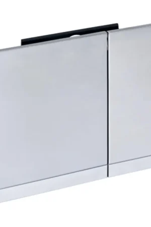 Geberit Sigma60 kit de finition - chasse à 2 touches - carré - chrome brossé/chrome brillant Retour Gratuit