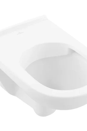 Villeroy & Boch O.novo Cuvette à chasse profonde - sans rebord de rinçage, suspendue au mur, avec DirectFlush, White Alpine CeramicPlus Meilleur Prix