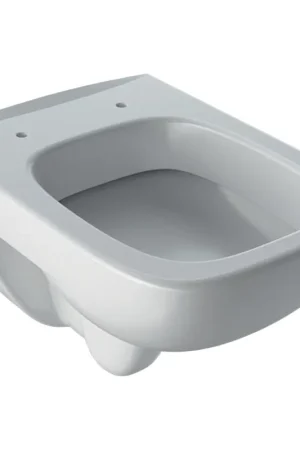Dernière Chance Geberit Renova compact Square cuvette suspendue compacte à chasse profonde 35.5x48.5cm blanc