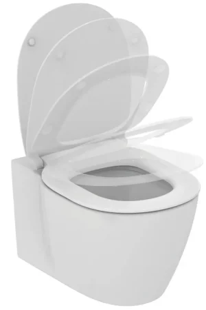 WC suspendu Ideal Standard Connect avec technologie de chasse Aquablade avec fixation cachée blanc 365x540x340 mm sans abattant WC Marque
