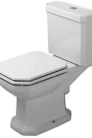 Vente Flash Duravit 1930 combinaison de cuvette - chasse profonde - PK - avec réservoir - avec abattant de WC - blanc