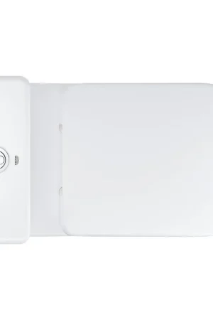 Grohe Start Edge Pack WC sur pied - 38.4x66.8x82.5cm - sans bride - avec réservoir - arrivée en dessous - abattant softclose et quickrelease - Blanc Satisfait Ou Remboursé