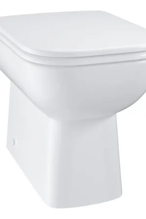 Grohe Start Edge Pack WC sur pied - 35.9x66.5x81.5cm - sans bride - avec réservoir raccord latéral - abattant avec softclose et quickrelease - Blanc Soldes