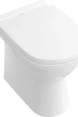 Bon Plan Villeroy & Boch O.novo WC sur pied à fond creux avec connexion dessous Blanc
