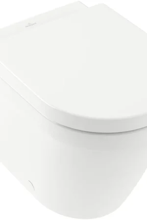 Villeroy & Boch Architectura Cuvette à fond profond - sans bride de rinçage - sur pied - Blanc Alpin CeramicPlus Solde