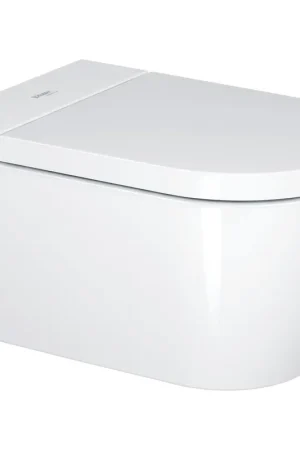 Duravit SensoWash Starck f WC-douche compact avec WC suspendu sans bord à chasse profonde 37,8x57,5cm avec abattant blanc Réduction