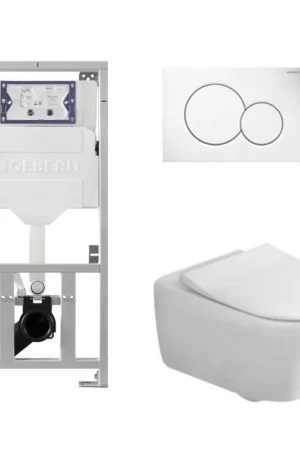 Villeroy & Boch Subway 2.0 set encastré avec WC suspendu à évacuation profonde DirectFlush abattant slimseat plaque de commande blanc Marque