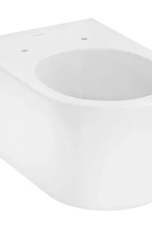 Affaire À Saisir Hansgrohe EluPura S WC suspendu - sans rebord de chasse - effet hygiène - chasse AquaHelix - blanc