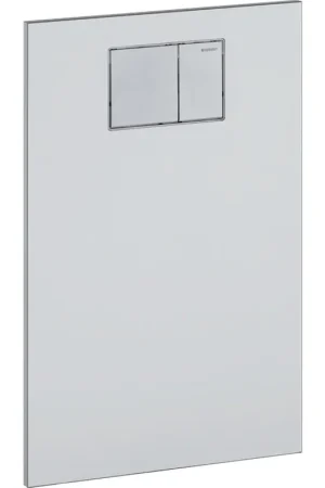 Geberit UP320 plaque de commande, chasse d‘eau à 2 boutons commande frontale pour WC 38x59cm blanc Top Vente