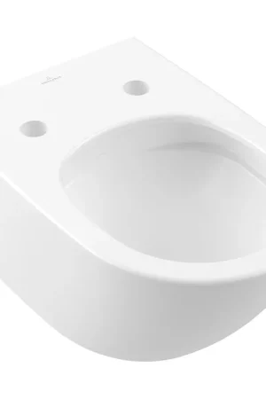 Villeroy & Boch Antao Cuvette profonde - sans bride de rinçage - suspendue au mur - avec TwistFlush mat stone white (blanc) CeramicPlus Seulement Aujourd'hui
