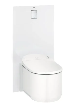 Authentique GROHE Plaque de commande pour WC/urinoir H109xL2.1xP55cm Blanc