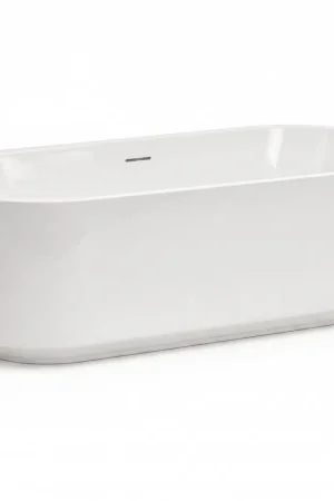 ZEZA Pure baignoire îlot - 170x80x58cm - acrylique - blanc brillant Achat Immédiat