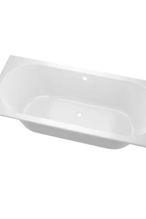 Zeza Oval Baignoire - 170x70x43cm - duo - acrylique - Blanc brillant Prix Réduit