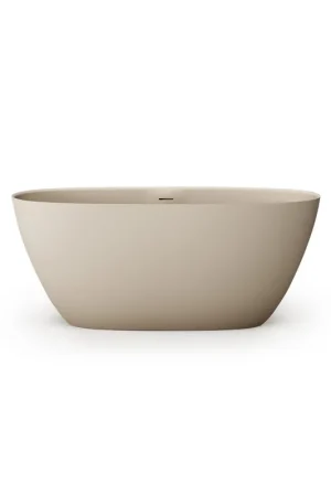 Soldes Zeza Element Baignoire îlot- 145x71x60cm - solid surface - beige