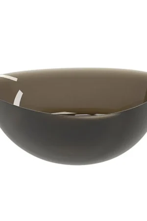 Riho Oviedo Baignoire îlot - 160x160cm - solid surface - semi transparent - Frosted umber Nouveauté