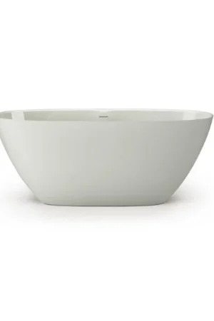 Promotion Zeza Element Baignoire îlot- 160x75x60cm - solid surface - vert brillant