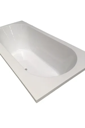 Promotion Saisonnière Xellanz Portus RD baignoire encastrée duo 180x80x49 cm acrylique brillant blanc