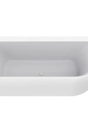 Wiesbaden Zenn baignoire d‘angle gauche 180 x 80 cm acrylique brillant blanc avec vidage brillant blanc Livraison Express